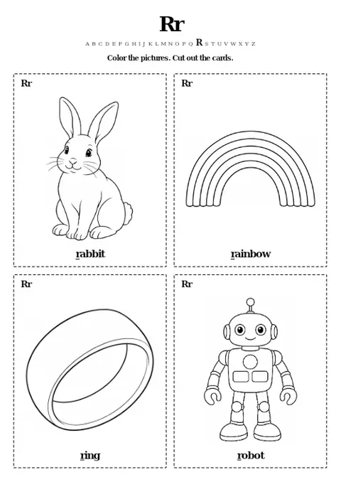 Rr Color and Cut Cards printable preview