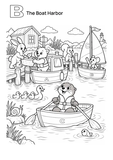 The Boat Harbor printable preview