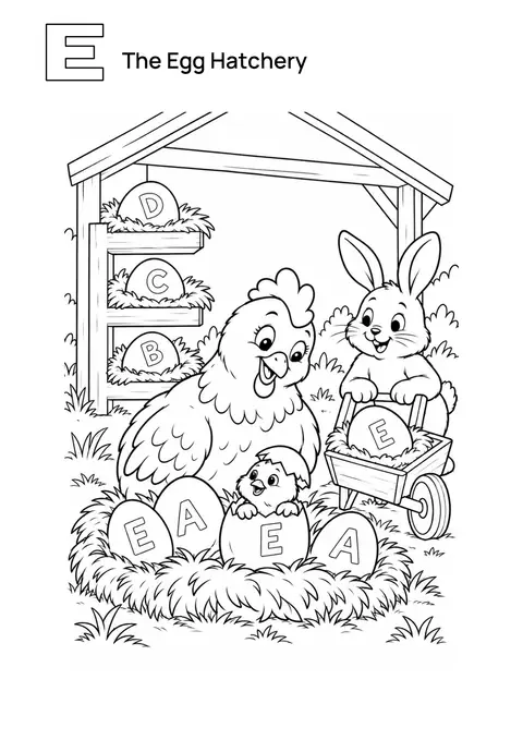The Egg Hatchery printable preview