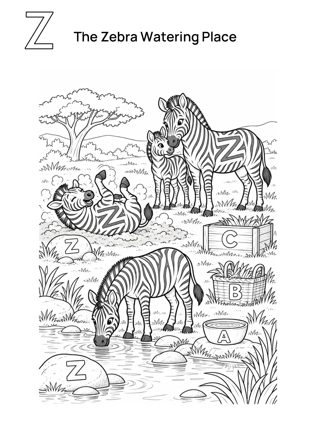 The Zebra Watering Place preview