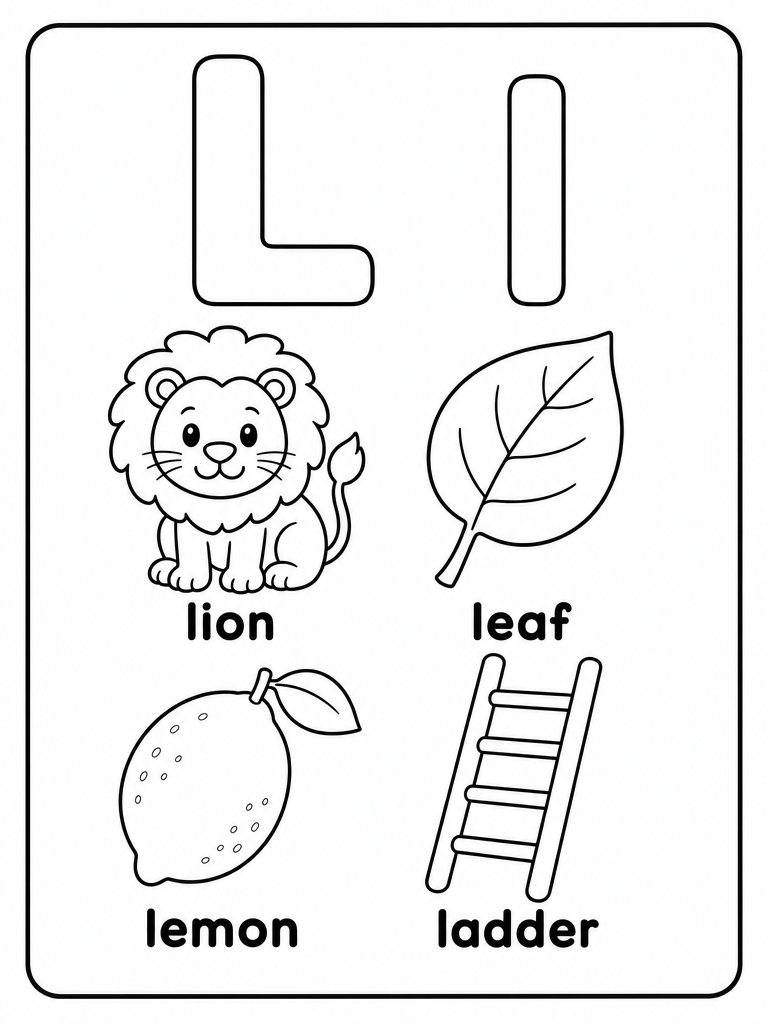 Letter L preview