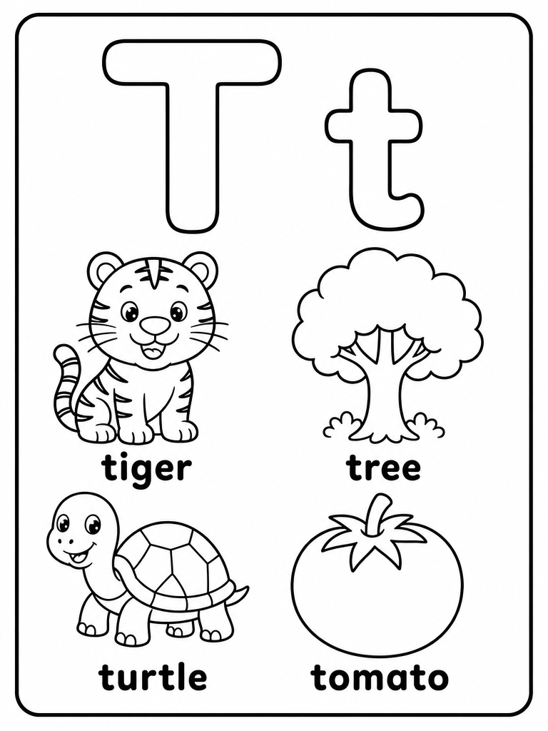 Letter T preview