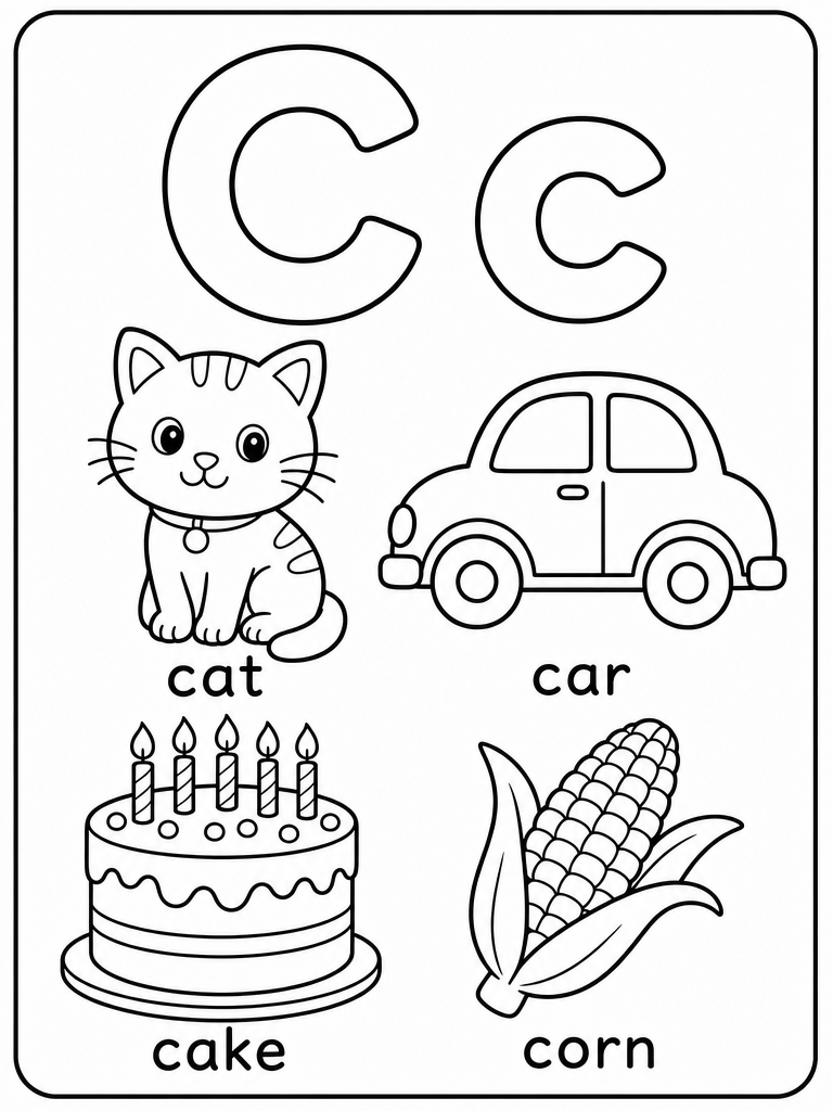 Letter C preview