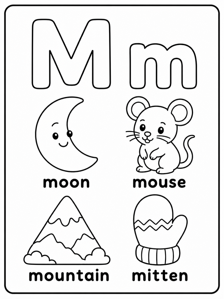 Letter M preview