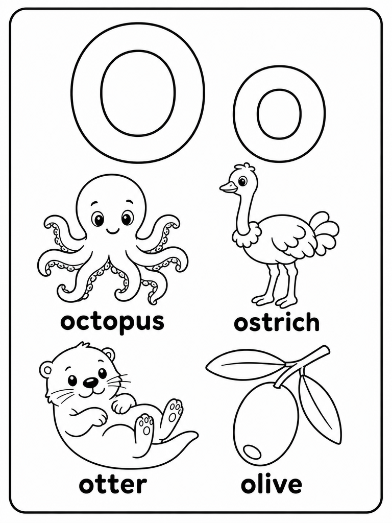 Letter O preview