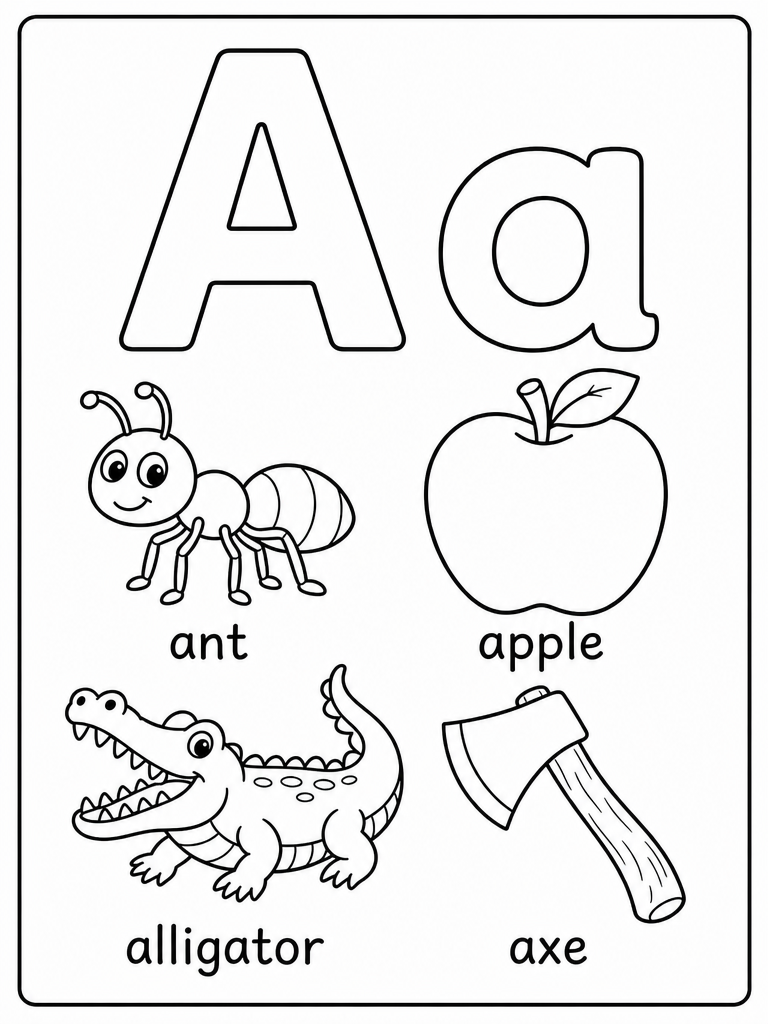Letter A preview