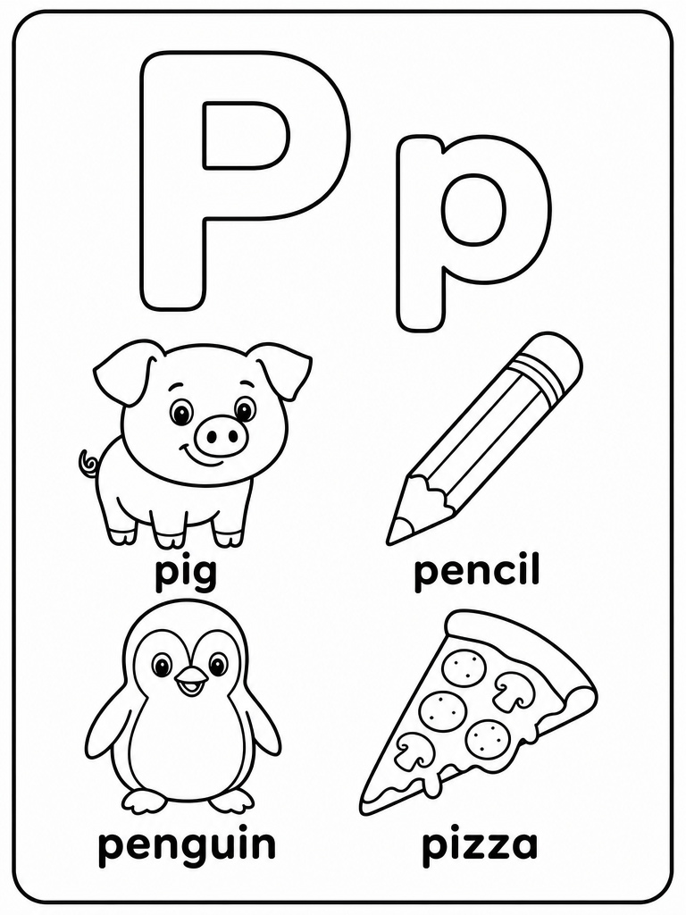 Letter P preview