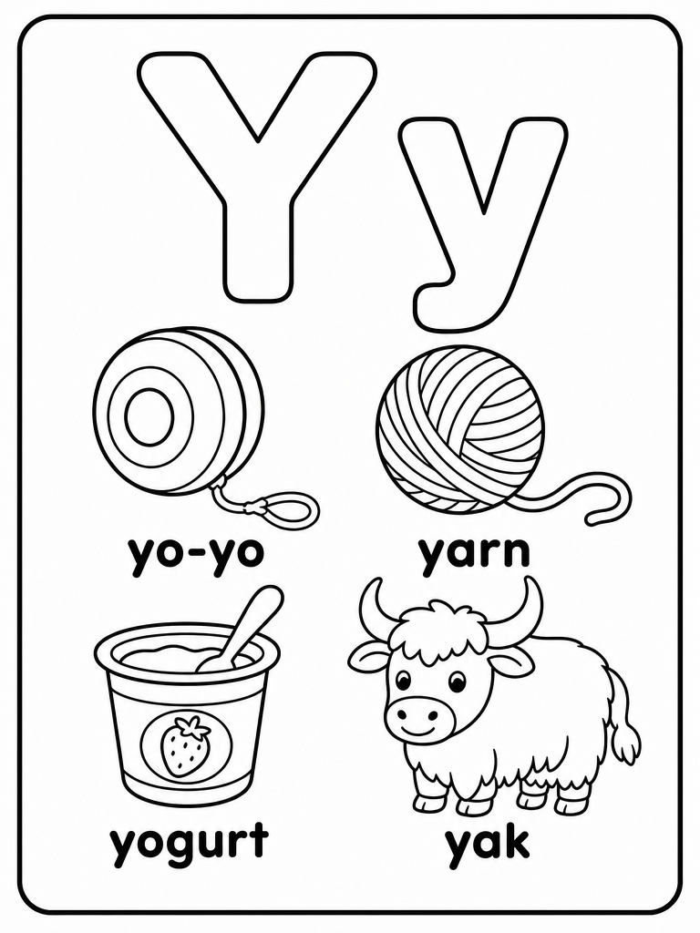 Letter Y preview