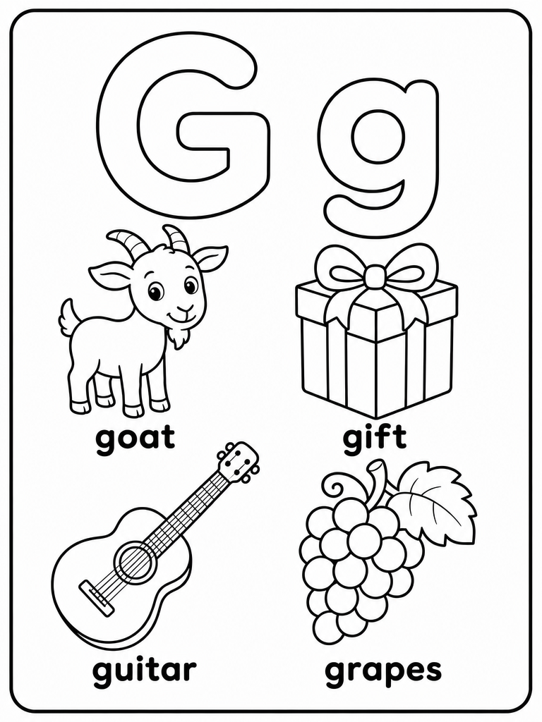 Letter G preview